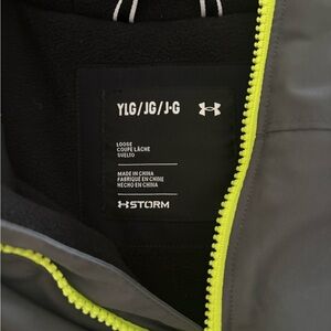 Under Armour Storm Jacket in Gray and Neon Yellow